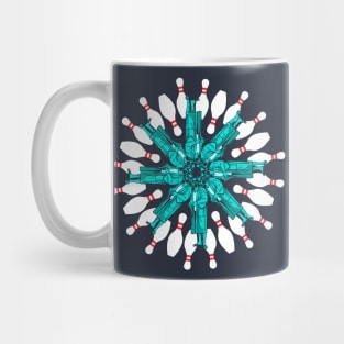 Lebowski Mindful Bowling Pin Mandala Mug